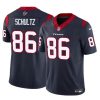 Men's Houston Texans #86 Dalton Schultz Navy 2023 F.U.S.E Vapor Untouchable Stitched Football Jersey  - Custom Name