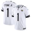 Men's Jacksonville Jaguars #1 Travis Etienne Jr. White 2023 F.U.S.E Vapor Untouchable Limited Stitched Jersey - Custom Name