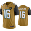 Men's Jacksonville Jaguars #16 Trevor Lawrence Yellow Color Rush Stitched Jersey - Custom Name