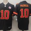 Men's Kansas City Chiefs #10 Isiah Pacheco Black F.U.S.E Vapor Untouchable Limited Stitched Football Jersey - Custom Name