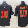 Men's Kansas City Chiefs #10 Isiah Pacheco Black Vapor Untouchable Limited Stitched Football Jersey - Custom Name