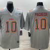Men's Kansas City Chiefs #10 Isiah Pacheco Gray Super Bowl LVII Patch Atmosphere Fashion Stitched Jersey - Custom Name