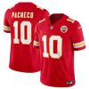 Men’s Kansas City Chiefs #10 Isiah Pacheco Red 2023 F.U.S.E. Vapor Untouchable Limited Stitched Jersey  - Custom Name