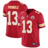 Men's Kansas City Chiefs #13 Byron Pringle Red NFL 2021 Super Bowl LV Stitched Jersey - Custom Name