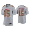 Men's Kansas City Chiefs #15 Patrick Mahomes Atmosphere Fashion Stitched Game Jersey - Custom Name