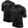 Men's Kansas City Chiefs #15 Patrick Mahomes Black NFL 2020 Salute To Service Limited Stitched Jersey  - Custom Name