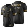 Men's Kansas City Chiefs #15 Patrick Mahomes Black NFL Super Bowl LIV Golden Edition Limited Stitched Jersey  - Custom Name