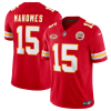 Men’s Kansas City Chiefs #15 Patrick Mahomes Red 2023 F.U.S.E. With Patch Vapor Untouchable Limited Stitched Jersey - Custom Name