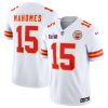 Men's Kansas City Chiefs #15 Patrick Mahomes White F.U.S.E. Super Bowl LVIII Patch Vapor Untouchable Limited Stitched Football Jersey - Custom Name