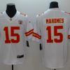 Men's Kansas City Chiefs #15 Patrick Mahomes White Vapor Untouchable Limited Stitched NFL Jersey - Custom Name