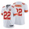 Men's Kansas City Chiefs #22 Juan Thornhill White NFL 2021 Super Bowl LV Stitched Jersey - Custom Name