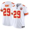 Men’s Kansas City Chiefs #29 Kareem Hunt White 2024 F.U.S.E Vapor Untouchable Limited Stitched Football Jersey  - Custom Name