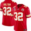 Men's Kansas City Chiefs #32 Nick Bolton Red F.U.S.E. With Patch And Super Bowl LVIII Patch Vapor Untouchable Limited Stitched Football Jersey - Custom Name