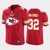 Men's Kansas City Chiefs #32 Tyrann Mathieu Red 2020 Team Big Logo Limited Stitched Jersey - Custom Name