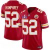 Men's Kansas City Chiefs #52 Creed Humphrey Red F.U.S.E. Super Bowl LVIII Patch Vapor Untouchable Limited Stitched Football Jersey  - Custom Name