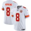 Men’s Kansas City Chiefs #8 DeAndre Hopkins White Vapor Untouchable Limited Stitched Football Jersey  - Custom Name
