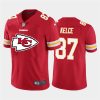 Men's Kansas City Chiefs #87 Travis Kelce Red 2020 Team Big Logo Limited Stitched Jersey  - Custom Name