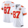 Men’s Kansas City Chiefs #87 Travis Kelce White 2023 F.U.S.E. Vapor Untouchable Limited Stitched Jersey  - Custom Name