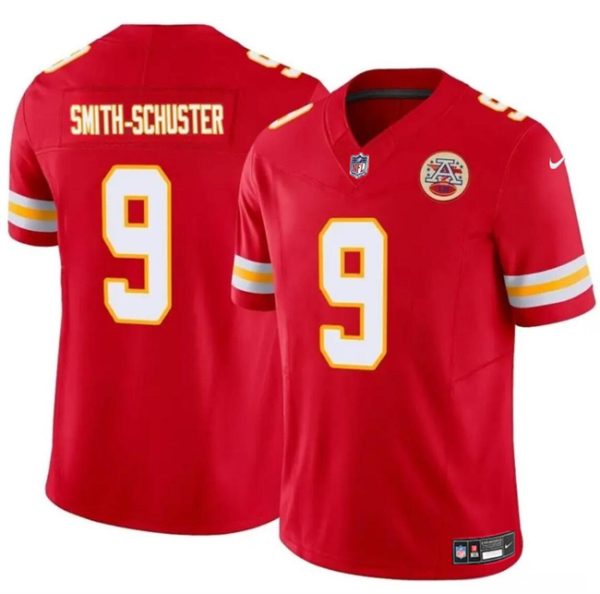 Men’s Kansas City Chiefs #9 JuJu Smith-Schuster Red 2023 F.U.S.E Vapor Untouchable Limited Stitched Football Jersey  - Custom Name