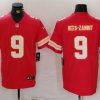 Men’s Kansas City Chiefs #9 Louis Rees-Zammit Red Vapor Untouchable Limited Stitched Jersey  - Custom Name