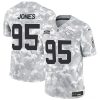 Men's Kansas City Chiefs #95 Chris Jones 2024 F.U.S.E Arctic Camo Salute to Service Limited Stitched Football Jersey  - Custom Name