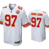 Men’s Kansas City Chiefs #97 Felix Anudike-Uzomah White Limited Stitched Football Game Jersey - Custom Name
