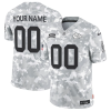 Men's Kansas City Chiefs Active Player Custom 2024 F.U.S.E Arctic Camo Salute to Service Limited Stitched Football Jersey  - Custom Name