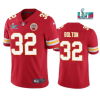 Men’s Kansas City Chiefs V32 Nick Bolton Red Super Bowl LVII Patch Vapor Untouchable Limited Stitched Jersey  - Custom Name