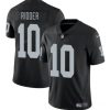 Men's Las Vegas Raiders #10 Desmond Ridder Black 2024 Vapor Stitched Football Jersey - Custom Name