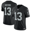 Men's Las Vegas Raiders #13 Hunter Renfrow Black 2023 F.U.S.E Vapor Untouchable Stitched Football Jersey - Custom Name