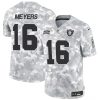 Men's Las Vegas Raiders #16 Jakobi Meyers 2024 F.U.S.E Arctic Camo Salute to Service Limited Stitched Football Jersey - Custom Name