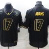 Men's Las Vegas Raiders #17 Davante Adams Black Gold Salute To Service Limited Stitched Jersey - Custom Name