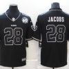 Men's Las Vegas Raiders #28 Josh Jacobs Black Shadow Vapor Limited Stitched Jersey - Custom Name