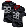 Men's Las Vegas Raiders #28 Josh Jacobs Camo Limited Stitched Jersey - Custom Name