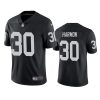 Men's Las Vegas Raiders #30 Duron Harmon Black Vapor Untouchable Limited Stitched Jersey - Custom Name