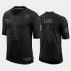 Men's Las Vegas Raiders #4 Derek Carr Black 2020 Salute To Service Limited Stitched Jersey - Custom Name