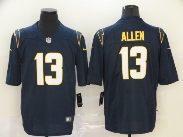 Men's Los Angeles Chargers #13 Keenan Allen 2020 Navy Vapor Untouchable Limited Stitched NFL Jersey - Custom Name