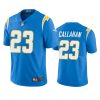 Men's Los Angeles Chargers #23 Bryce Callahan Blue Vapor Untouchable Limited Stitched Jersey - Custom Name