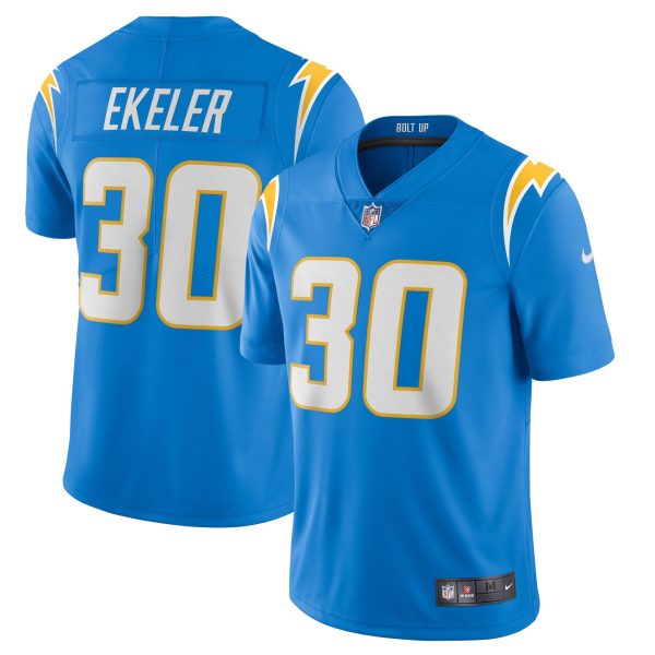 Men's Los Angeles Chargers #30 Austin Ekeler 2020 Blue Vapor Untouchable Limited Stitched NFL Jersey - Custom Name