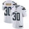 Men's Los Angeles Chargers #30 Austin Ekeler 2020 White Vapor Stitched NFL Jersey - Custom Name