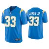 Men's Los Angeles Chargers #33 Derwin James 2020 Blue Vapor Untouchable Limited Stitched NFL Jersey  - Custom Name