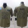 Men's Los Angeles Chargers #52 Khalil Mack Camo Salute To Service Limited Stitched Jersey - Custom Name