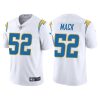 Men's Los Angeles Chargers #52 Khalil Mack White Vapor Untouchable Limited Stitched Jersey - Custom Name