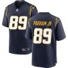 Men's Los Angeles Chargers #89 Donald Parham Jr Navy Stitched Game Jersey - Custom Name
