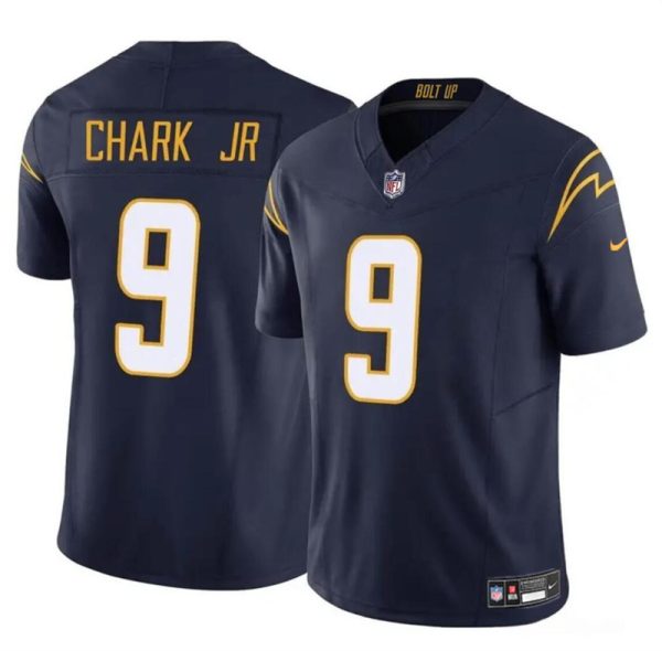Men's Los Angeles Chargers #9 DJ Chark Jr Navy 2024 F.U.S.E Vapor Limited Stitched Football Jersey - Custom Name