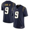Men's Los Angeles Chargers #9 DJ Chark Jr Navy 2024 Vapor Limited Stitched Football Jersey - Custom Name