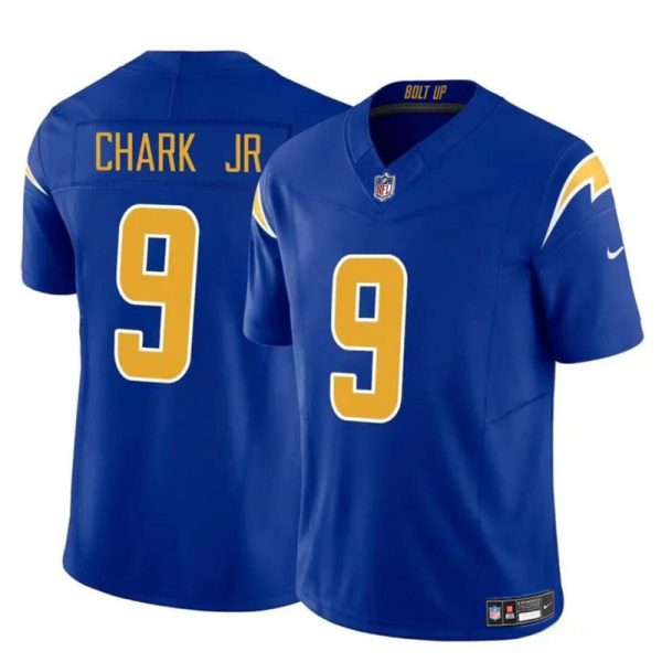 Men's Los Angeles Chargers #9 DJ Chark Jr Royal 2024 F.U.S.E Vapor Limited Stitched Football Jersey - Custom Name