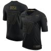 Men's Los Angeles Chargers #97 Joey Bosa Black NFL 2020 Salute To Service Limited Stitched Jersey - Custom Name