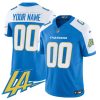 Men's Los Angeles Chargers ACTIVE PLAYER Custom Blue White 2024 F.U.S.E. V2 Limited Alternate Stitched Football Jersey - Custom Name