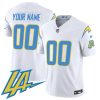 Men's Los Angeles Chargers ACTIVE PLAYER Custom White 2024 F.U.S.E. V2 Limited Stitched Football Jersey - Custom Name